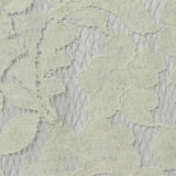 Cream Floral Lace, Cotton-Nylon