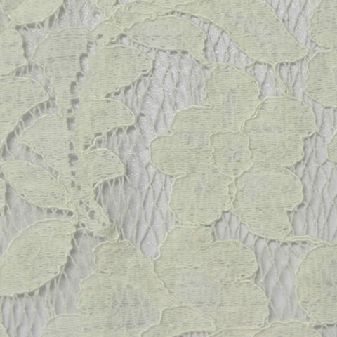 Cream Floral Lace, Cotton-Nylon, 145 cm, ref EF-243178
