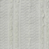 White Textured-Stripe Lace, Nylon