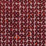 Burgundy Iridescent-Dot Knit, Polyester — texture