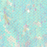 Aqua Sequin Knit, Polyester