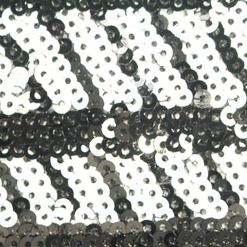 Silver Sequin Knit, Polyester