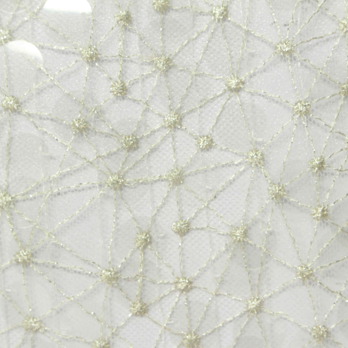 White Textured-Dot Knit, Polyester