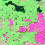 Lime Sequins Knit, Polyester — texture
