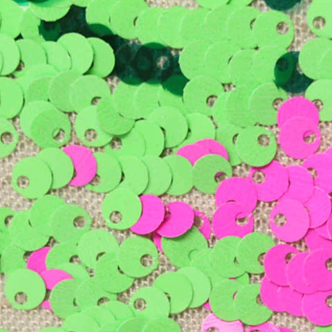 Lime Sequins Knit, Polyester, 130 cm, ref EF-243203