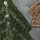 Green Leaves Mesh, Polyester — texture