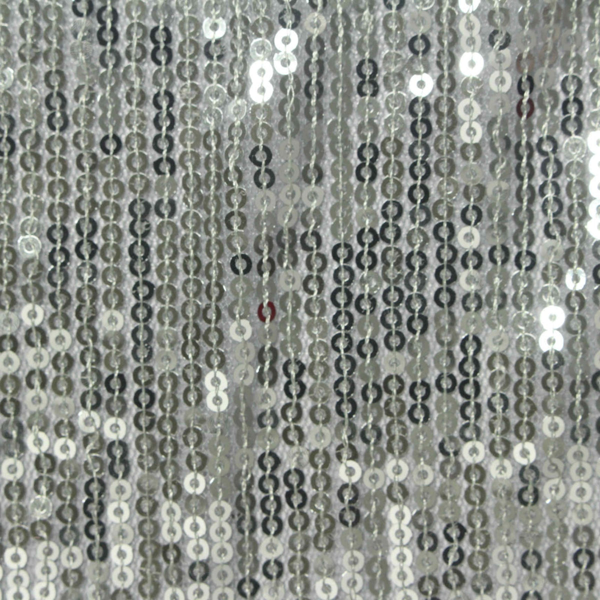 Silver Sequins Knit, Polyester