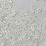 White Floral Knit, Polyester