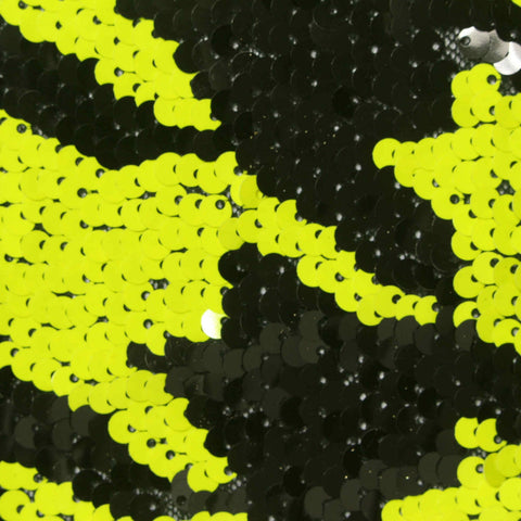 Neon Yellow Camo Knit, Polyester