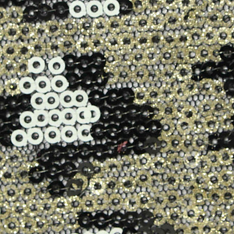 Black Leopard Knit, Polyester