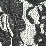 Black Floral Lace, Nylon — texture