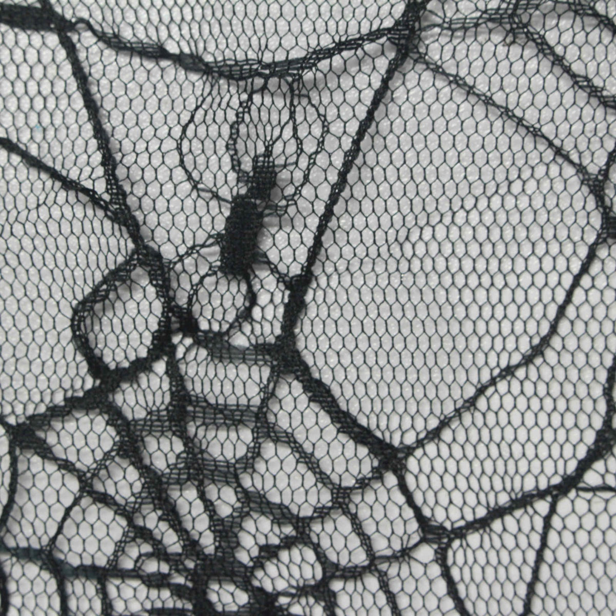 100% Polyester Mesh Fabric, 150 cm — Black