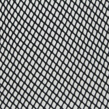 Polyester Stretch Mesh Fabric, 115 gsm, 160 cm — Black