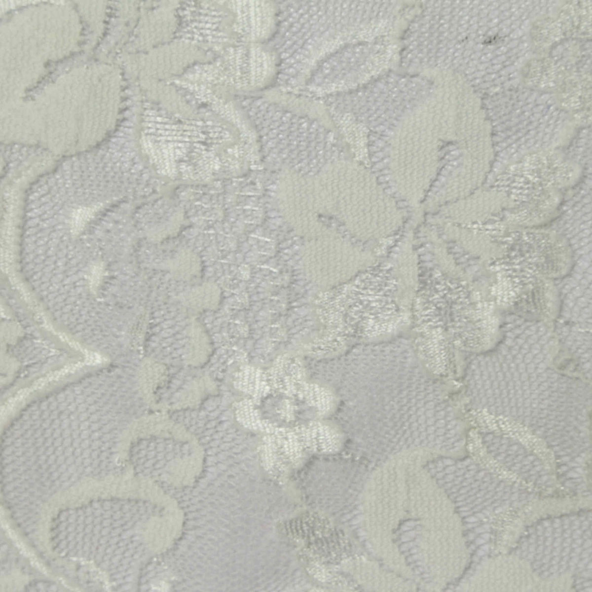 Off-White Floral Lace, Nylon, 150 cm