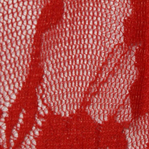 Red Floral Lace, Nylon