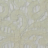 Cream Floral Lace, Cotton-Nylon