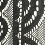 Black Openwork Lace, Polyester