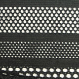 Black Stripe Lace, Polyester