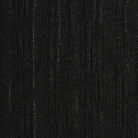 Black Pinstripe Rib Knit, Polyester