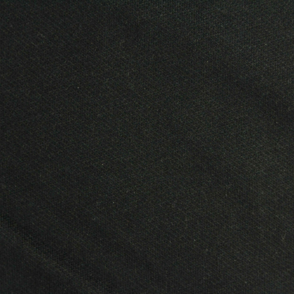 Polyester Cotton Fleece Fabric, 360 gsm, 165 cm — Black