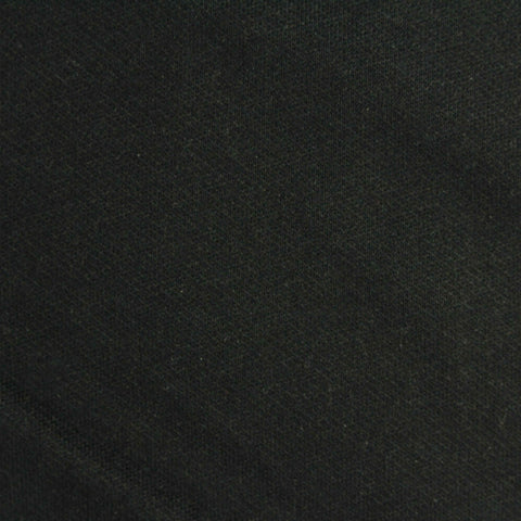 Polyester Cotton Fleece Fabric, 360 gsm, 165 cm — Black