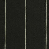 White Vertical-Pinstripe Linen-Look, Nylon-Cotton