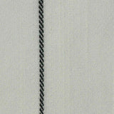 White Vertical-Stripe Linen-Look, Nylon-Cotton — texture