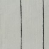 White Vertical-Stripe Linen-Look, Nylon-Cotton