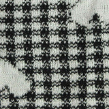 Black Houndstooth Jacquard — texture