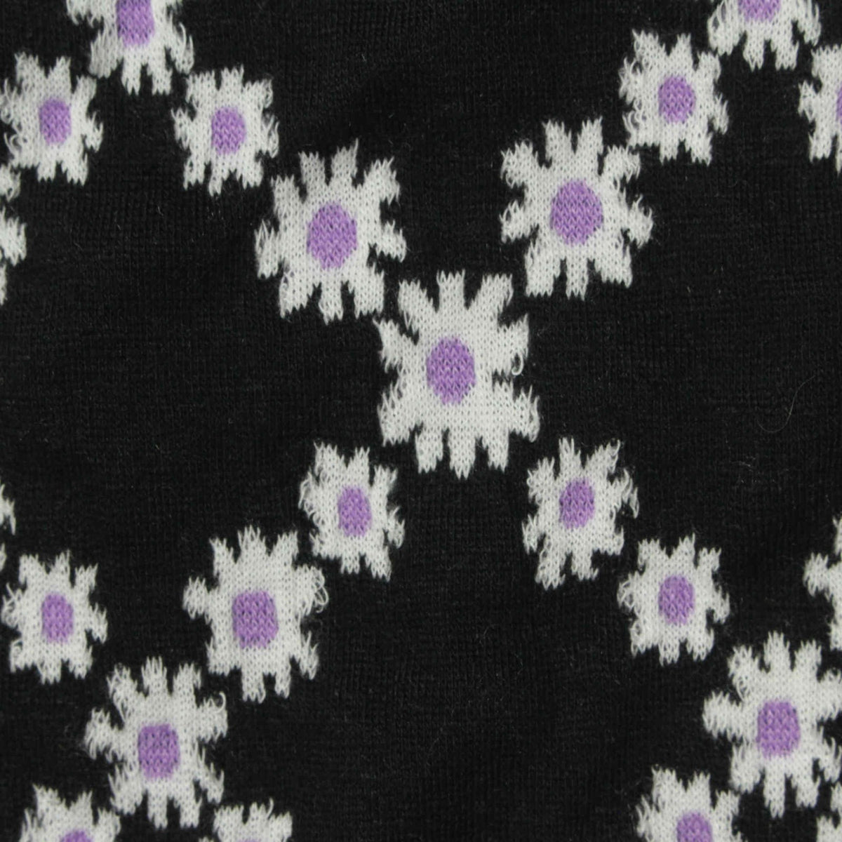 White Flowers Jacquard