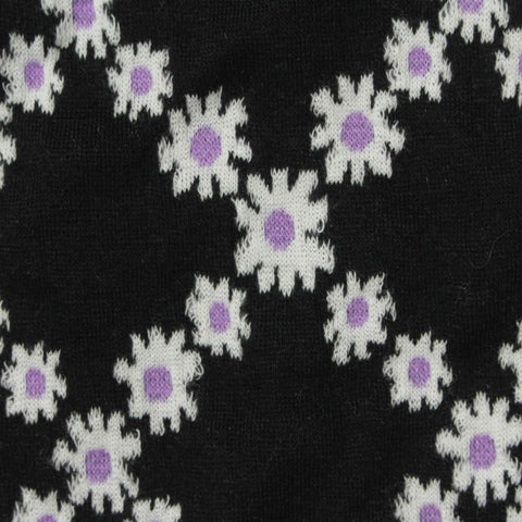 White Flowers Jacquard
