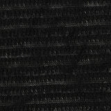 Black Horizontal-Stripe Jacquard, Acrylic-Poly