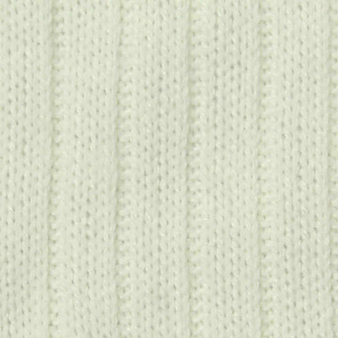 White Rib Knit