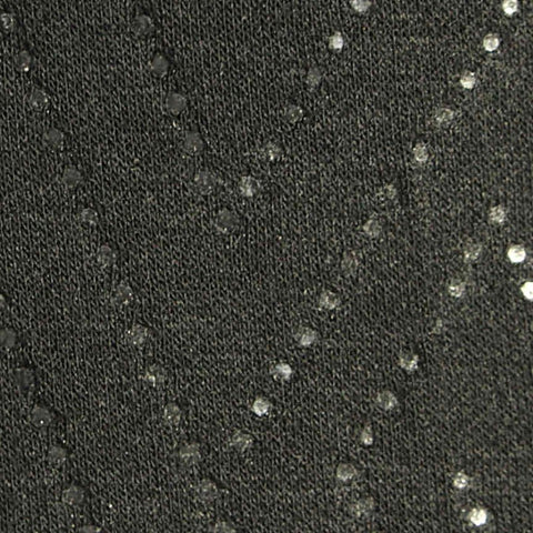 Black Dots Scuba Knit