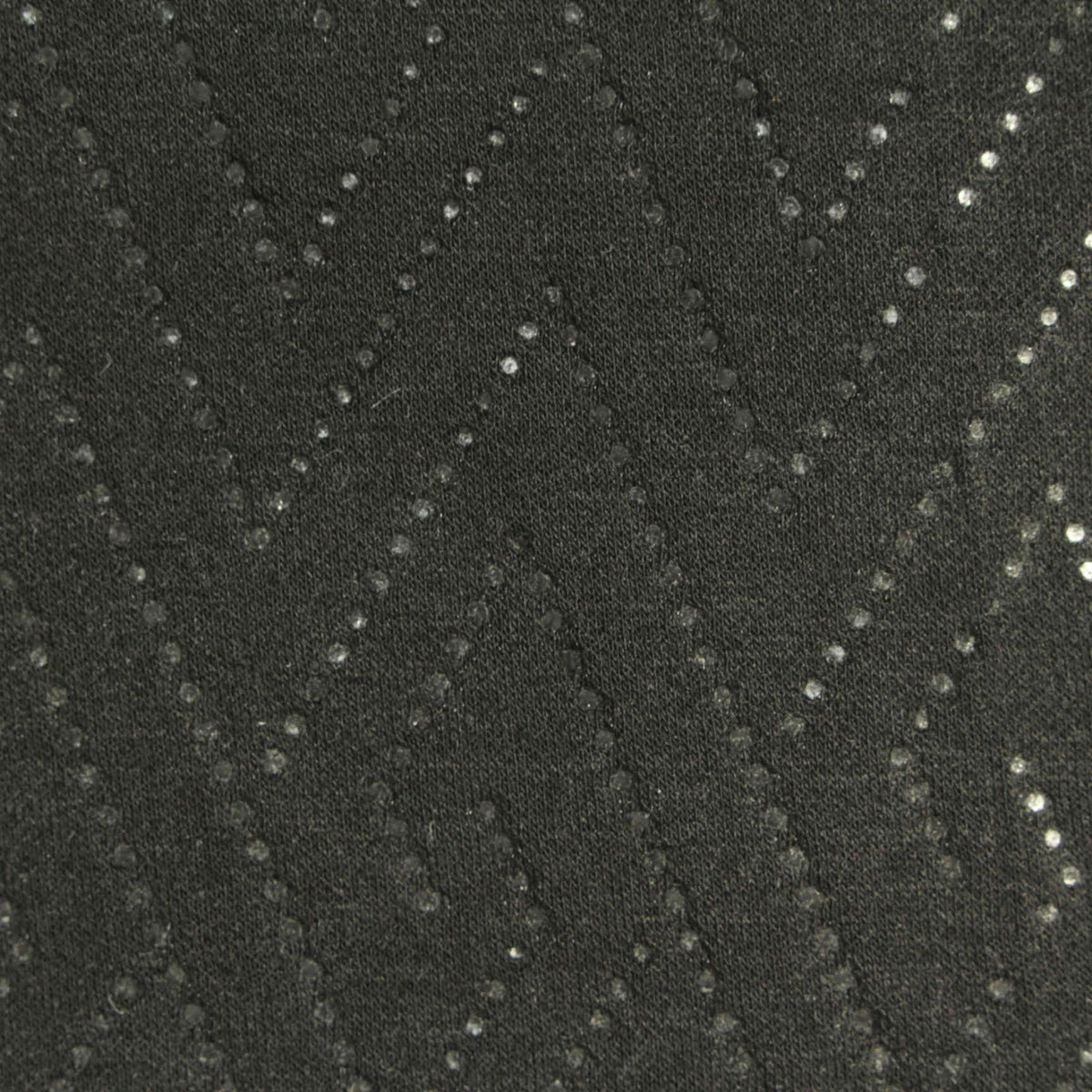 Black Dots Scuba Knit