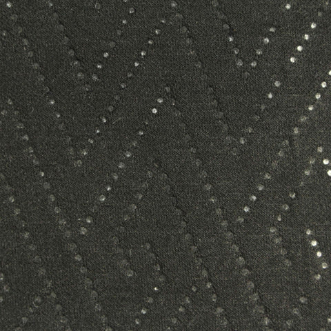 Black Dots Scuba Knit