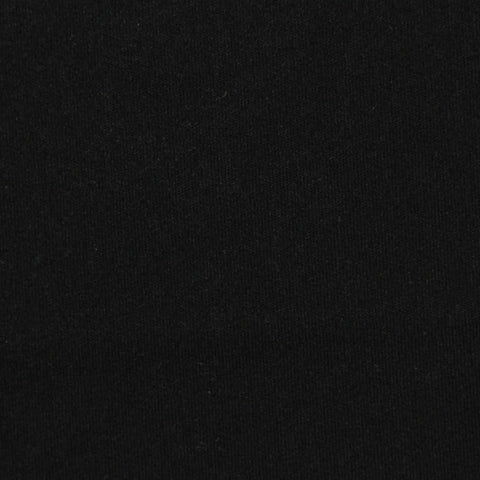 Scuba Knit Fabric, 480 gsm, 165 cm — Black