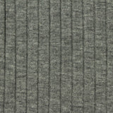 Grey Heathered-Marl Rib Knit, Viscose