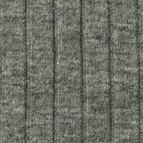 Grey Heathered-Marl Rib Knit, Viscose — texture