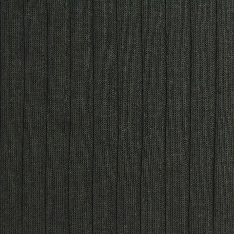Cotton Modal Stretch Rib Knit Fabric, 157 gsm, 140 cm — Green