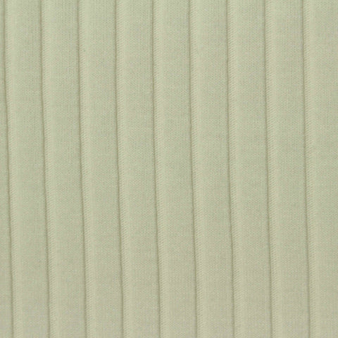 Viscose Stretch Rib Knit Fabric, 182 gsm, 161 cm — Khaki