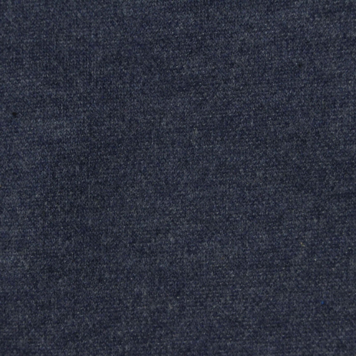 Dark Blue Marl Interlock Knit, Cotton