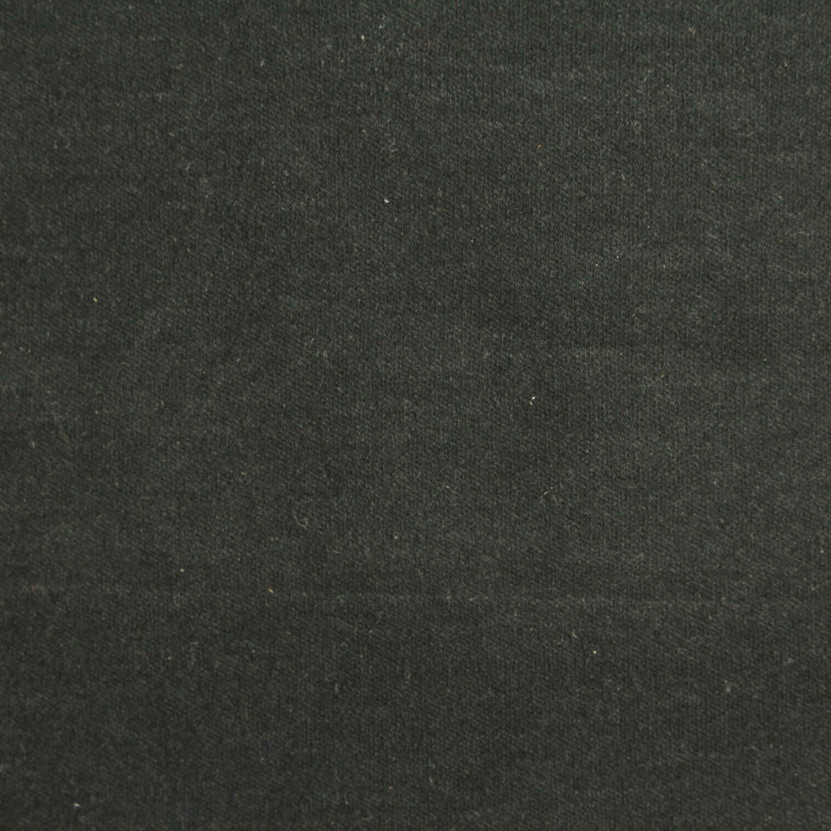 100% Cotton Interlock Knit Fabric, 130 gsm, 170 cm — Black