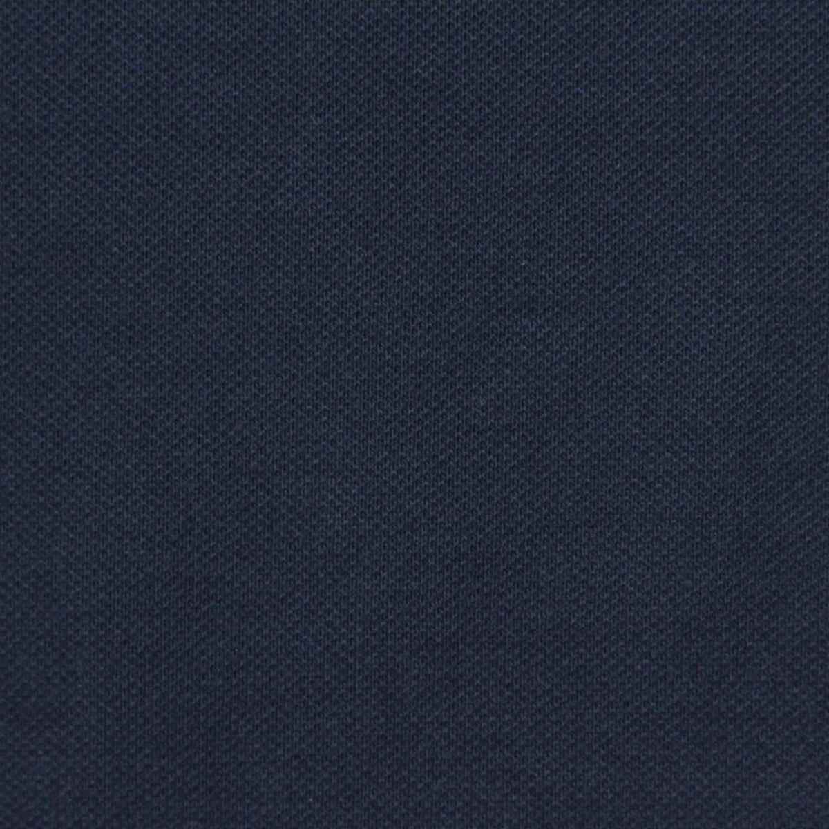Polyester Viscose Blend Stretch Piqué Knit Fabric, 173 gsm, 170 cm — Navy