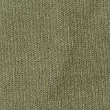 Cotton Polyester Stretch Interlock Knit Fabric, 271 gsm, 159 cm — Green — texture