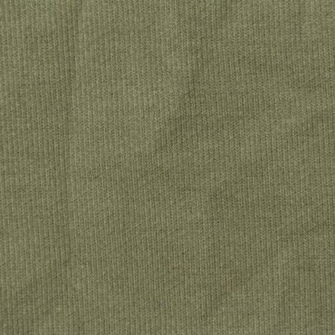 Cotton Polyester Stretch Interlock Knit Fabric, 271 gsm, 159 cm — Green