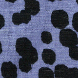 Black Irregular-Animal Print Jersey Knit, Polyester — texture
