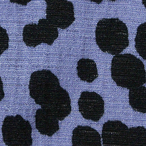Black Irregular-Animal Print Jersey Knit, Polyester
