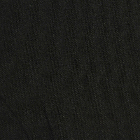 Cotton Polyester Stretch French Terry Fabric, 270 gsm, 159 cm — Black