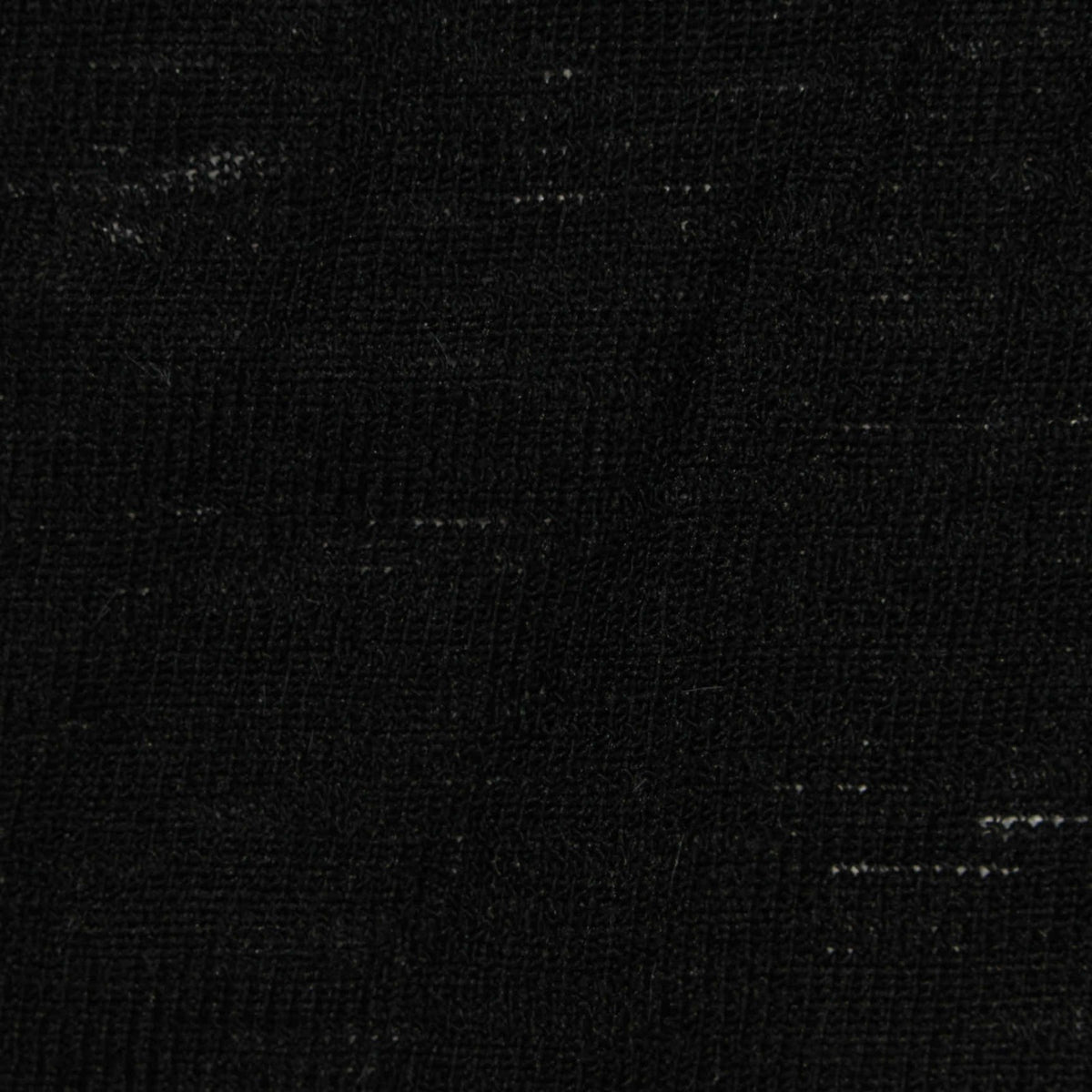 Polyester Stretch Chunky Knit Fabric, 220 gsm, 180 cm — Black